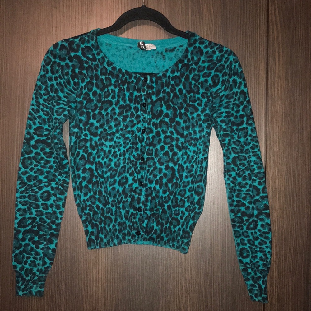 Leopard Print Cardigan